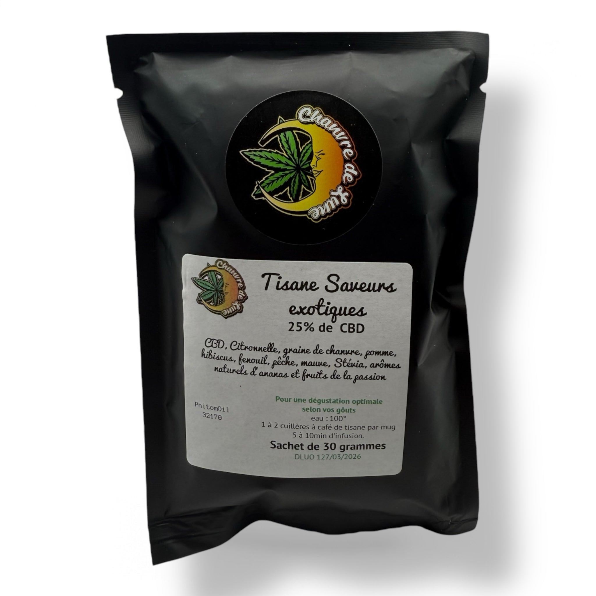 TISANE - SAVEURS EXOTIQUES - 30G - 25% CBD